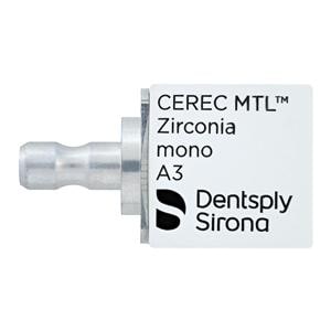 CEREC MTL Zirconia Milling Blocks Mono A3 For CEREC 4/Bx