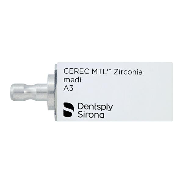 CEREC MTL Zirconia Milling Blocks Medi A3 For CEREC 2/Bx