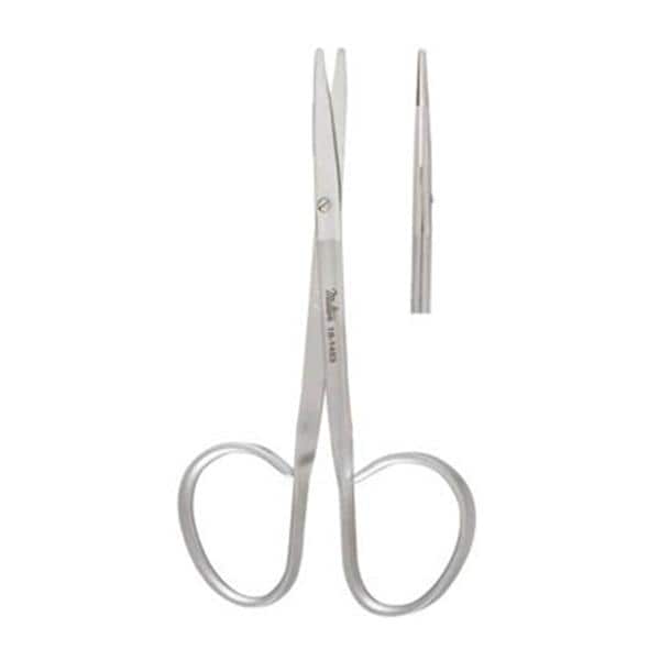 Strabismus Scissors Straight 4-1/4" Stainless Steel 1