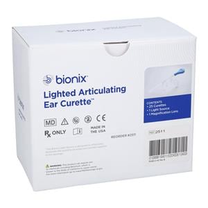 VersaScoop Ear Curette 3mm Articulating Non-Sterile Disposable 25/Bx