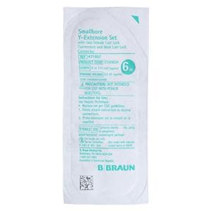 Peripheral IV Extension Set 6" Y-Type 2 F LL/M LL 100/CA