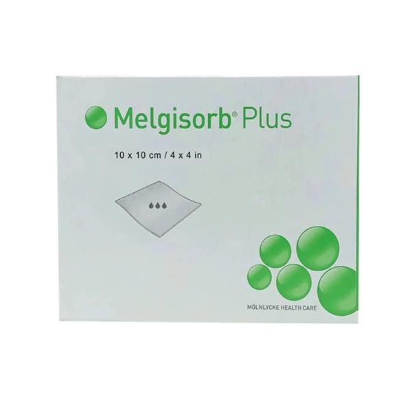 Melgisorb Plus Calcium Alginate Dressing 4x4" Absorbent LF, 10 BX/CA