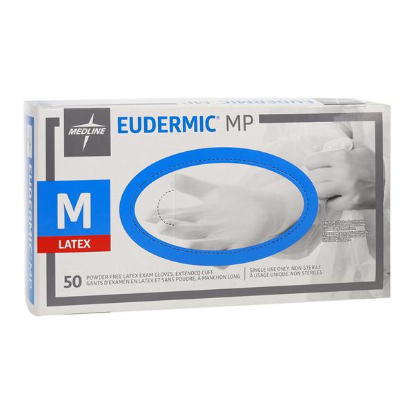 Eudermic MP Latex Exam Gloves Medium Blue Non-Sterile, 10 BX/CA