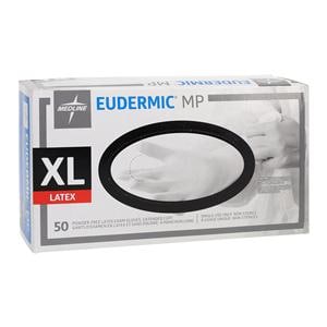 Eudermic MP Latex Exam Gloves X-Large Blue Non-Sterile, 10 BX/CA