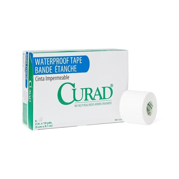 Curad Tape Cotton/Polyethylene 2"x10yd White 72/Ca