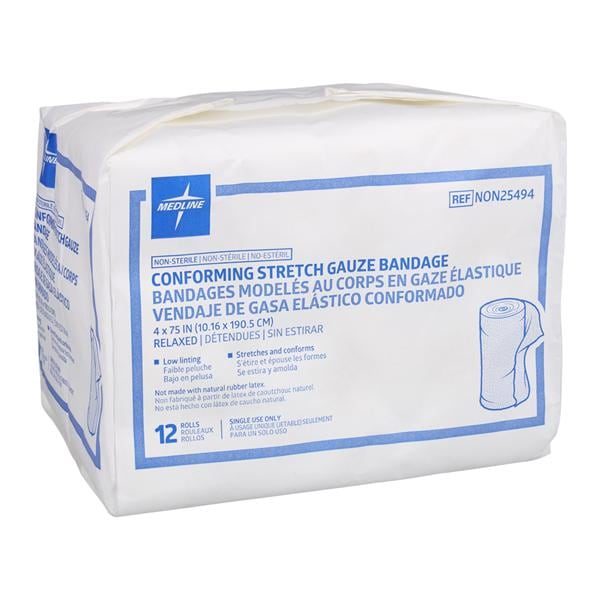 Sof-Form Gauze Bandage Rayon Polyester Blend 4x75" Non-Sterile 12/Bx, 8 BX/CA