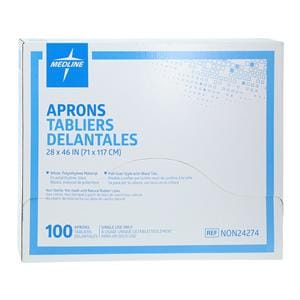 Protective Apron White 100/Bx, 5 BX/CA