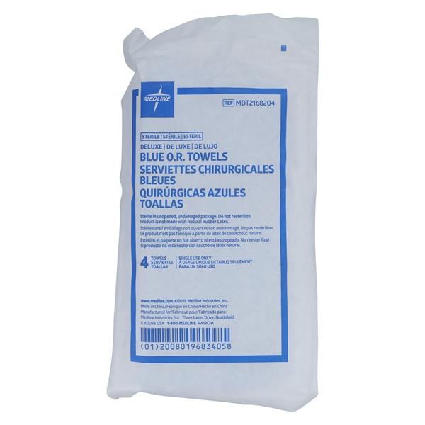 Towel O.R. Blue Sterile, 20 PK/CA