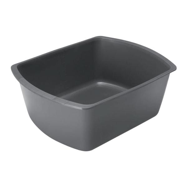 Wash Basin Rectangle Plastic Graphite 6qt