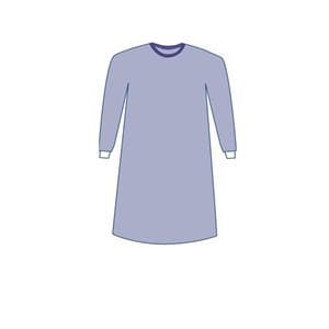 Aurora Non Reinforced Surgical Gown AAMI Level 3 X-Large Blue 30/Ca