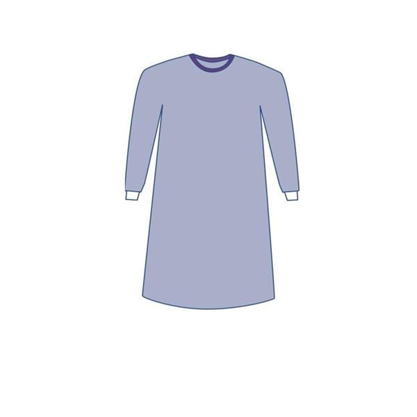 Aurora Non Reinforced Surgical Gown AAMI Level 3 X-Large Blue 30/Ca