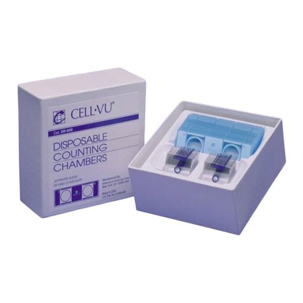 Millennium Sciences CELL-VU Sperm Count Cytometer 3x1" 25/Pk