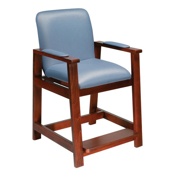 Deluxe Hip-High Chair 24x40x25" Steel Maplewood