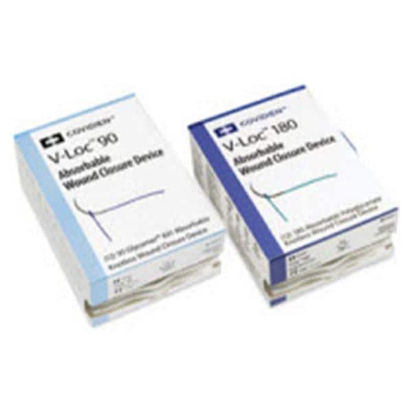 V-LOC 180 Suture 3-0 18" Polyglyconate Barbed SC-2 Clear 12/Ca