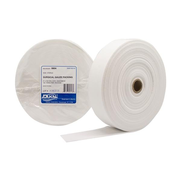 Avant Deluxe 100% Cotton Gauze Packing 2"x100yd 4 Ply Non-Sterile LF
