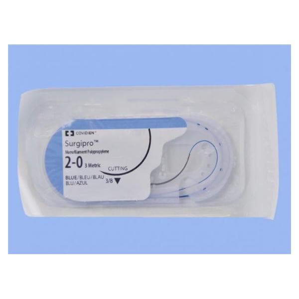 Surgipro Suture 2-0 30" Polypropylene Monofilament C-15 Blue 36/Bx