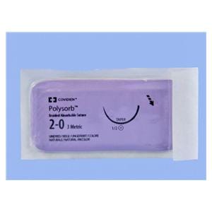 Polysorb Suture 2-0 30" Polyester Braid GS-24 Undyed 36/Ca