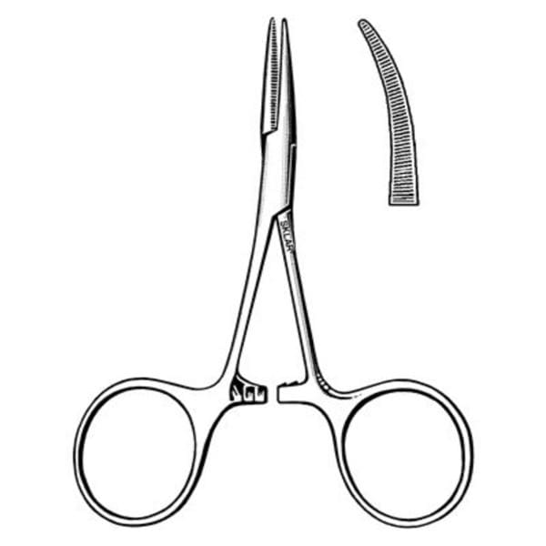Hartmann Mosquito Hemostatic Forcep Curved 3-1/2" Ea
