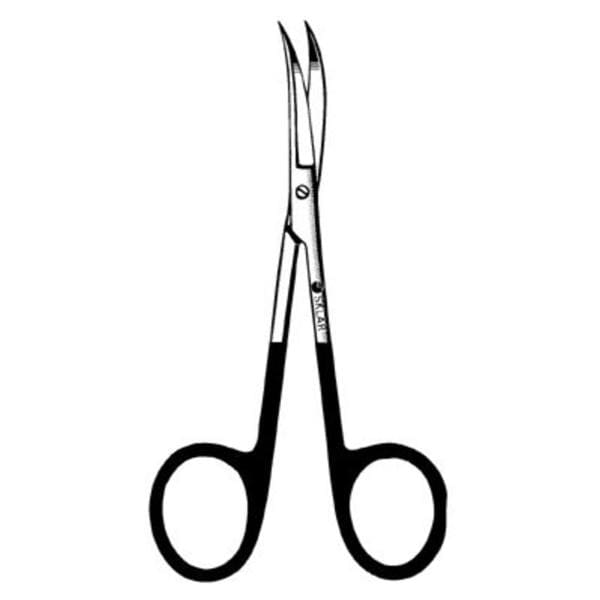Sklarhone Iris Scissors Curved 4-1/2" Stainless Steel Non-Sterile Reusable Ea