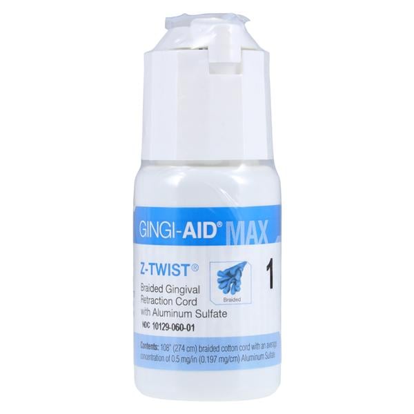 Gingi-Aid MAX Z-Twist Braided Aluminum Sulfate Size 1 Thin Ea