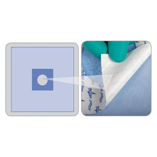 InvisiShield 16x16" Sterile Surgical Drape Fenestrated