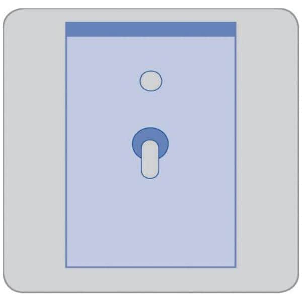 24x36" Sterile Surgical Drape Fenestrated