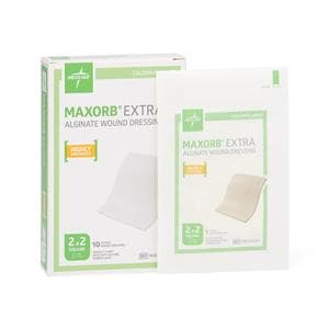 Maxorb Extra Alginate Dressing 2x2" CMC