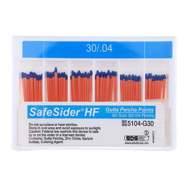 Safesider HF 5104G30 Gutta Percha Points Henry Schein Dental