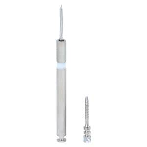 Flexi-Post Posts Titanium Economy Refill Size 00 Parallel Sided White 30/Pk