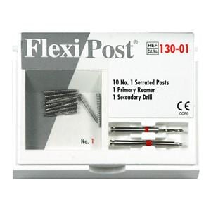 Flexi-Post Posts Stainless Steel Size Red Parallel Sided 10/Pk
