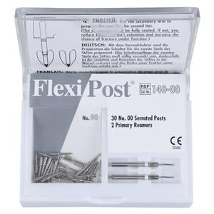 Flexi-Post Posts Stainless Steel Size White Parallel Sided 30/Pk