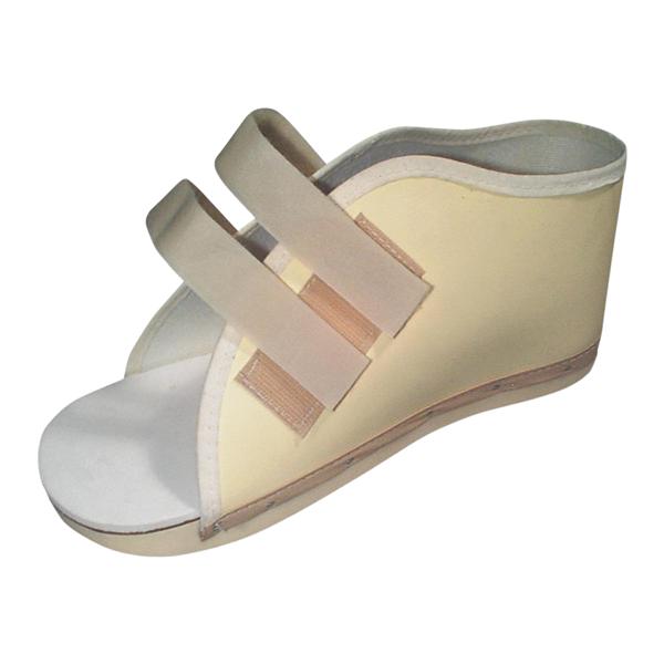 Post-Op Shoe Water Resistant Vinyl Upper Beige Small Men 6-8