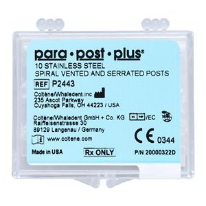ParaPost Plus Posts Stainless Steel Size 0.036 in Brown 10/Vl