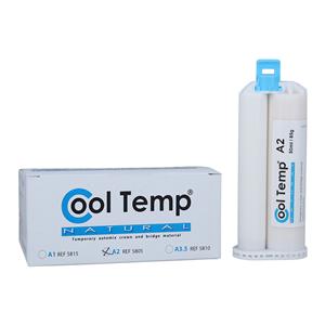Cool Temp Natural Temporary Material 50 mL Shade A2 Cartridge Package