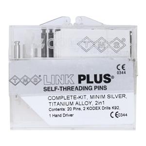 TMS Link Plus Pins Titanium Double Kit Minim L-841 Silver 0.021 in Ea