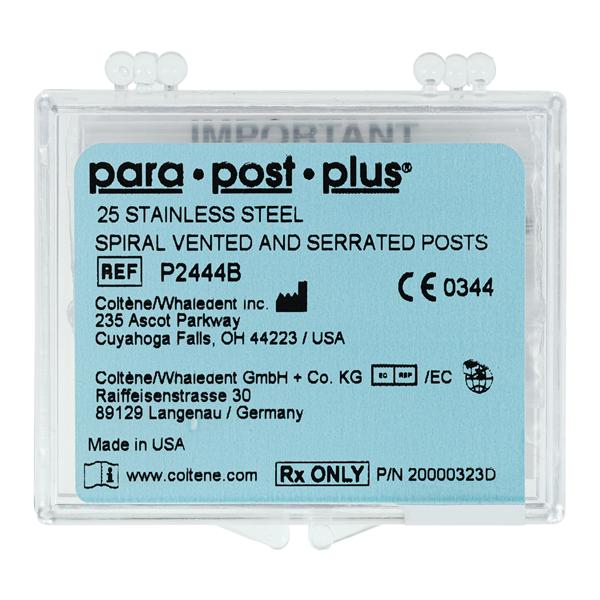 ParaPost Plus Posts Stainless Steel Size 0.04 in Yellow 25/Vl