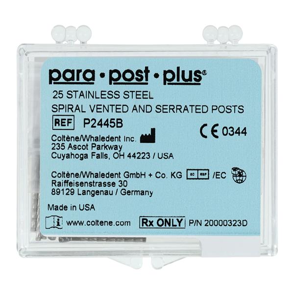 ParaPost Plus Posts, Stainless Steel, Bulk, Red, 25/Pk, P2445B thumbnail 2