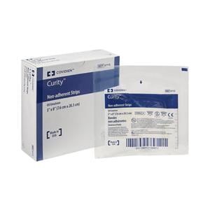 Curity Oil Emulsion Strip Dressing 3x8" Sterile Non-Adherent Absorbent LF, 6 BX/CA