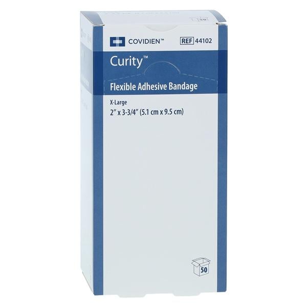 Curity Adhesive Bandage Fabric 2x3.75" Tan Sterile 50/Bx, 12 BX/CA