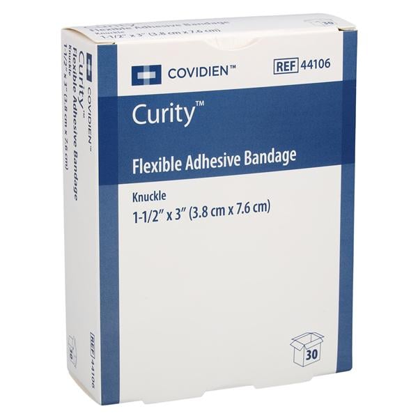 Curity Adhesive Bandage Fabric 1.5x3" Tan Sterile 30/Bx, 40 BX/CA