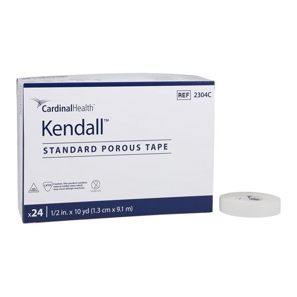 Kendall Tape Cloth .5"x10yd White Non-Sterile 24/Bx, 12 BX/CA