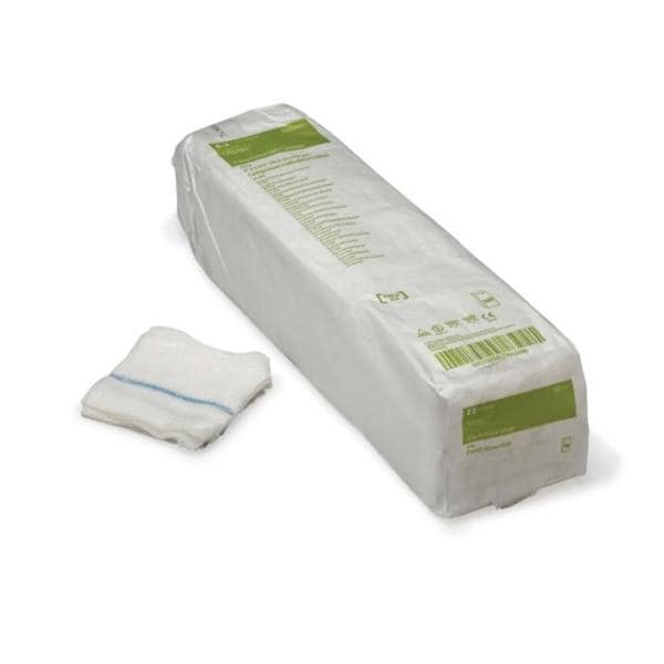 Vistec Cotton Gauze Type VII Sponge 8x4" 12 Ply Non-Sterile XL XRy Dtctbl LF