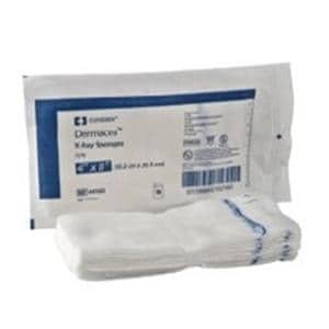 Dermacea 100% Cotton All Purpose Sponge 4x8" 16 Ply Sterile X-Ray Detectable LF