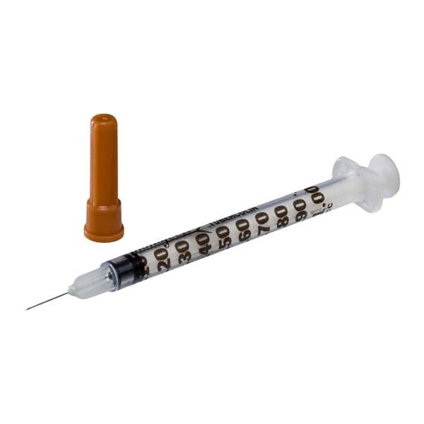 Monoject TB Syringe/Needle 28gx1/2" 1cc Conventional Low Dead Space 100/Bx