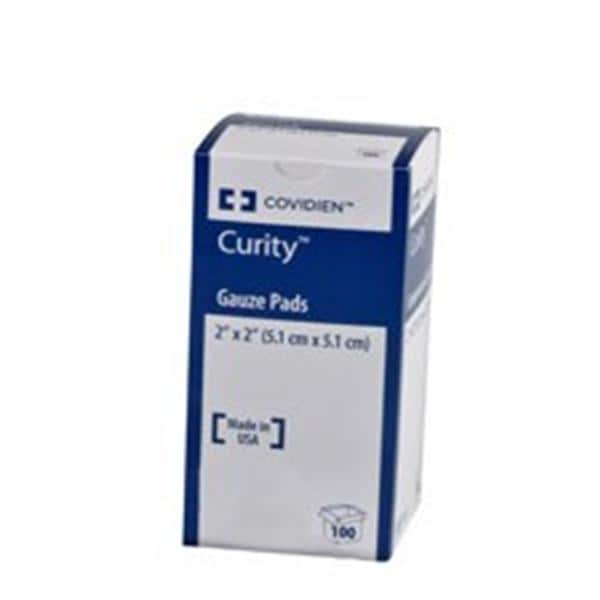 Curity 100% Cotton Gauze Pad 2x2" 12 Ply Sterile USP Type VII LF, 24 PK/CA