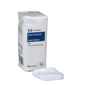 Dermacea 100% Cotton Gauze Sponge 4x4" 12 Ply Non-Sterile LF