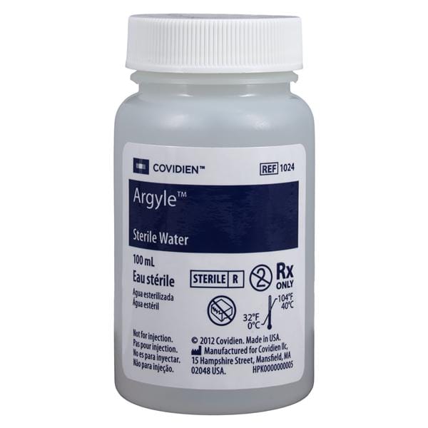 Irrigation Solution Sterile Water 100mL Bottle Ea, 48 EA/CA