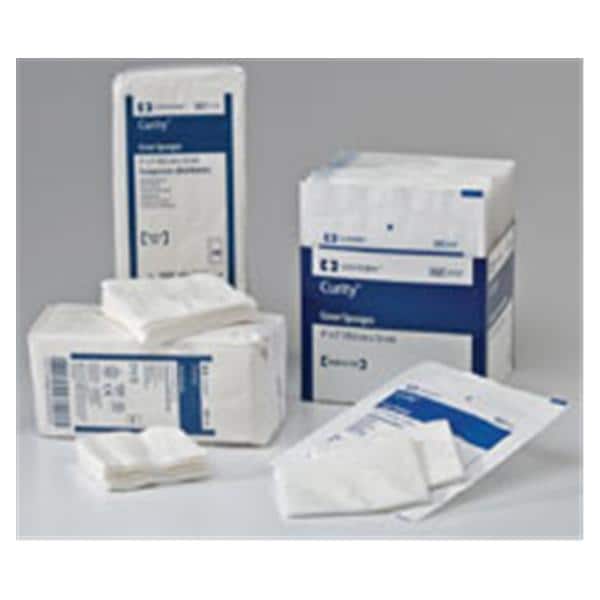 Curity Cellulose Fiber Cover Sponge 4x4" Non-Sterile LF, 20 BG/CA