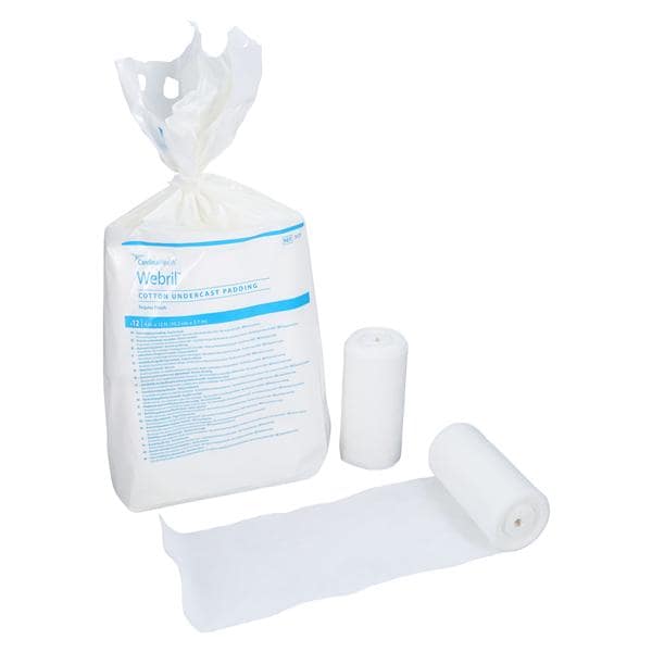 Webril Undercast Padding White 4"x4yd, 6 PK/CA