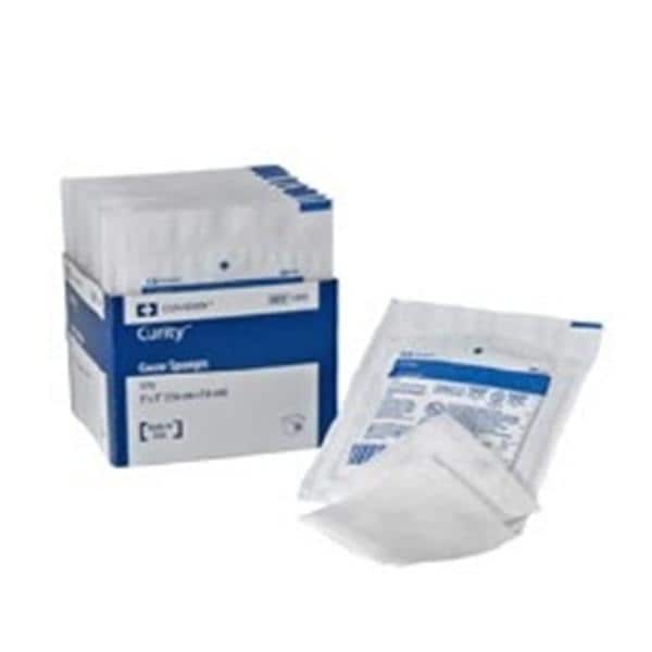 Curity 100% Cotton Gauze Sponge 3x3" 12 Ply Sterile USP Type VII LF, 48 PK/CA